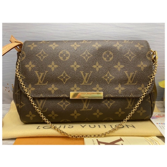 Louis Vuitton Favorite MM Monogram Chain Clutch Crossbody (DU4123) - Picture 2 of 12